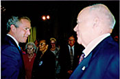 John Snyder and President Bush